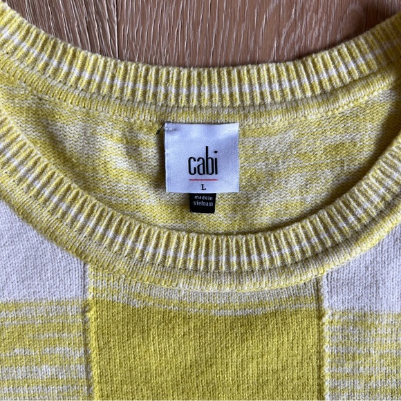 Cabi Checkerboard Pullover Sweater Large - Picture 3 of 6